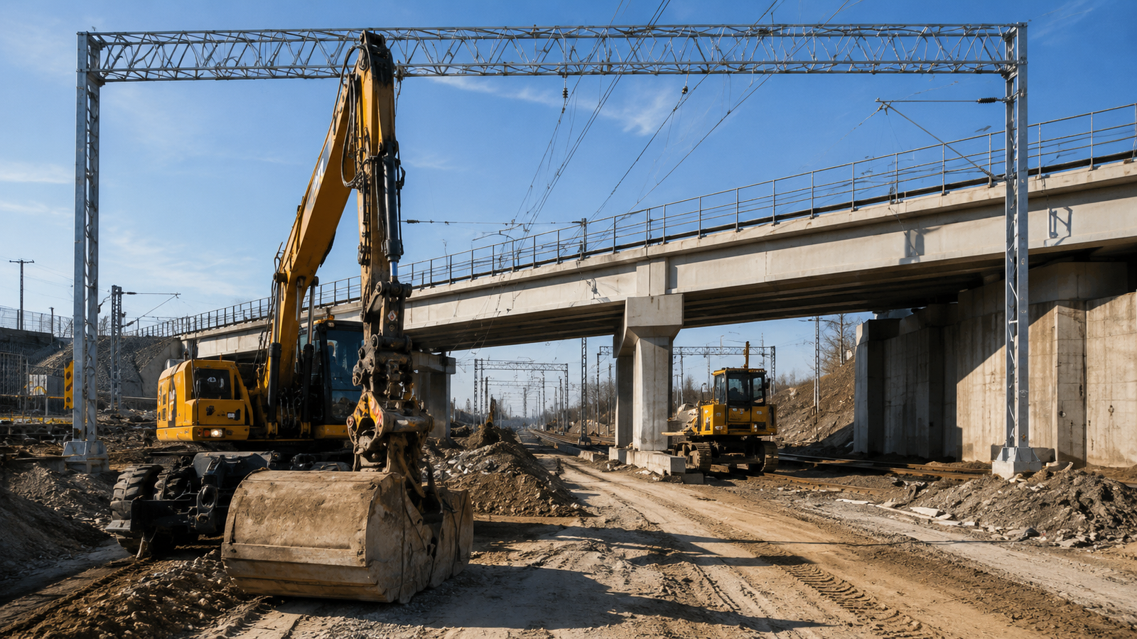 Budowa infrastruktury kolejowej