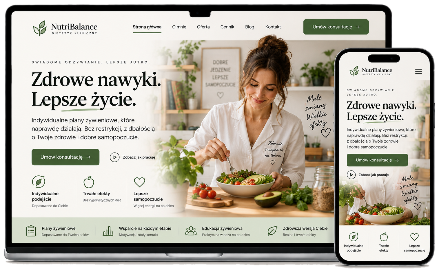 Podgląd projektu NutriBalance
